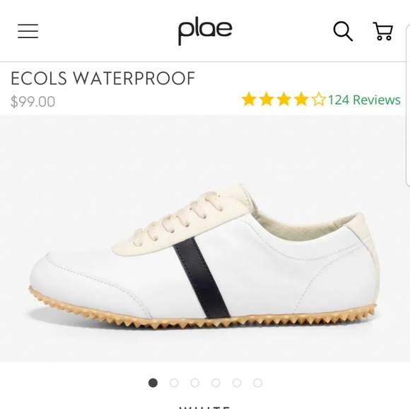 PLAE Shoes - White waterproof sneakers
